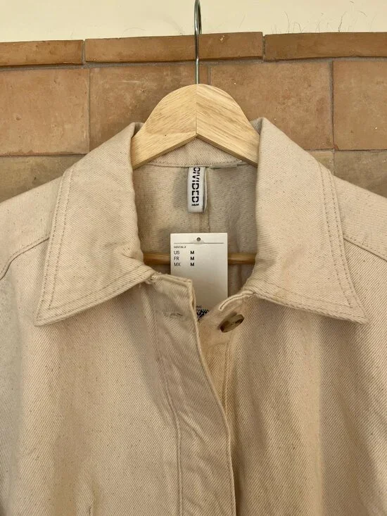 H&M Divided "Defined-Waist Denim Shirt" Size S - Picture 8 of 12